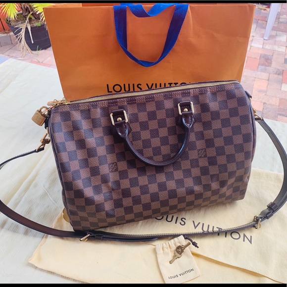 Louis Vuitton crossbody bag Speedy 35 - Picture 1 of 8